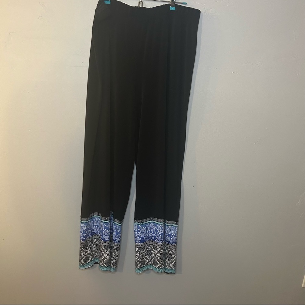 East 5th Wide Leg Boho Lounge Comfortable Pants Large Elastic Waistband Stretch
